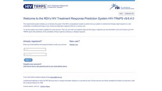 RDI HIV-TRePS - Sign In