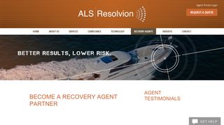 Recovery Agents | Skip Trace & Repossession | ALS Resolvion