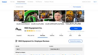 Working at RDO Equipment Co.: 90 Reviews | Indeed.com