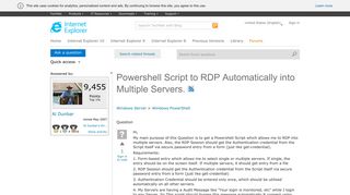 Powershell Script to RDP Automatically into Multiple Servers ...