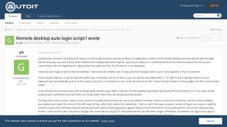 Remote desktop auto login script I wrote - AutoIt General Help and ...