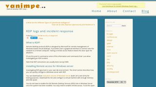 RDP logs and incident response - Koen Van Impe - vanimpe.eu