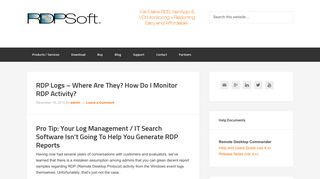 RDP Logs - Can I Use Them To Monitor RDP Activity? - RDPSoft