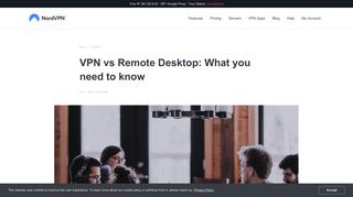 Remote Desktop (RDP) vs VPN: Definitions and Comparison | NordVPN
