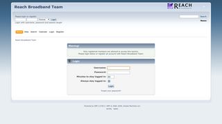Login - Reach Broadband