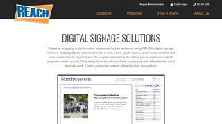 Digital Signage Solutions | Digital Signage Software | Reach Media ...