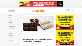 New drugs still out of reach for most in India, world TB hotspot