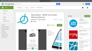 ReachNow - BMW Car & Ride Sharing Service - Apps on Google Play