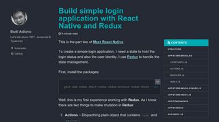 Build simple login application with React Native and Redux - Coding ...