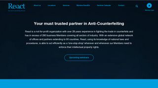 React - The Anti-Counterfeiting Network