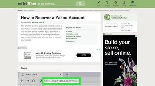 How to Recover a Yahoo Account: 8 Steps (with Pictures) - wikiHow