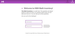 HMH Math Inventory
