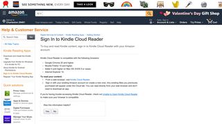 Amazon.com Help: Sign In to Kindle Cloud Reader