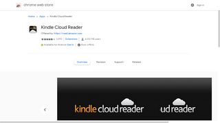 Kindle Cloud Reader - Google Chrome