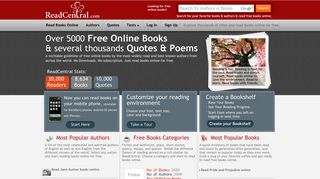Read Books Online, Over 10000 Free Online Books For Everyone