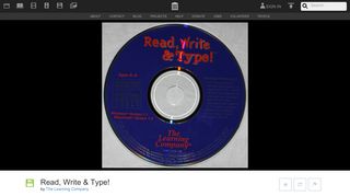 Read, Write & Type! : The Learning Company : Free Download ...