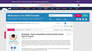 Readbud - Paid to Read/Rate Articles (Daily Clicks type of thing ...