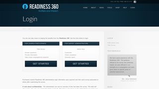 Login - Readiness 360