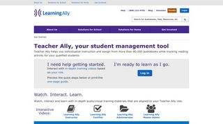 Get Started - Learning Ally