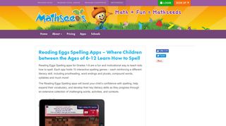 Reading Eggs Spelling - - Mathseeds