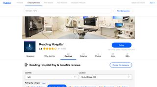 Working at Reading Hospital: 66 Reviews about Pay & Benefits ...