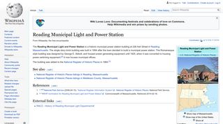 Reading Municipal Light and Power Station - Wikipedia
