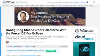 Configuring Stash/Git for Salesforce With the Force IDE For Eclipse ...