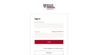 Sign In - Harvard Business Publishing - Harvard University