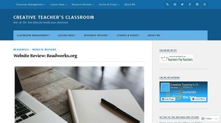 Website Review: Readworks.org – Creative Teacher's Classroom