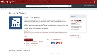 ReadWorks.org - Merlot