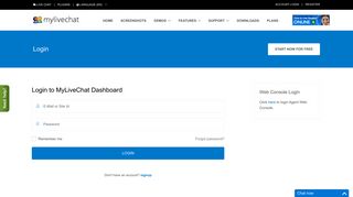 Account Login - Live Chat Software | Free Live Chat ... - MyLiveChat