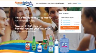 ReadyRefresh: Water and Beverage Delivery Service