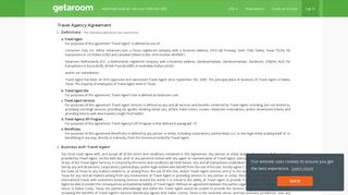 Terms and Conditions - Getaroom.com