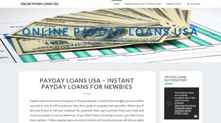 Ready, Set & Go: Instant Online Payday Loans | USA