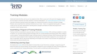 Training Modules - Ready Training Online