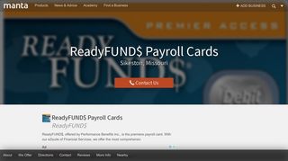 ReadyFUND$ Payroll Cards Sikeston MO, 63801 – Manta.com