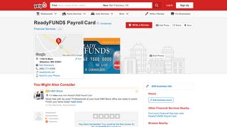 ReadyFUND$ Payroll Card - Financial Services - 1100 N Main ...