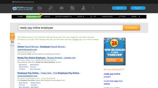 Search - PCH Frontpage