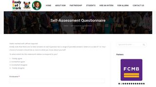 Self-Assessment Questionnaire – Ready Set Work