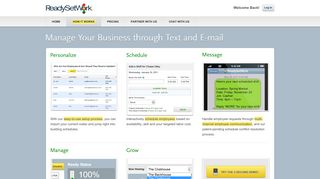 ReadySetWork - Manage Your Business through Text and E-mail