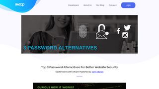 Top 3 Password Alternatives For Better Website Security : End ...