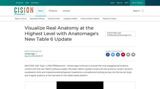 Visualize Real Anatomy at the Highest Level with Anatomage's New ...
