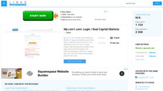 Visit My.rcm1.com - Login | Real Capital Markets.