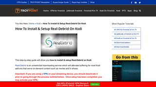 How To Install & Setup Real-Debrid On Kodi - Eliminate Buffering