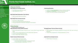 Courses - Florida Real Estate Institute