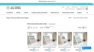 Open House Welcome Signs | All Things Real Estate