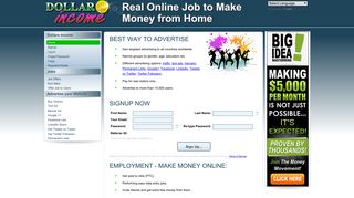 Work from Internet. Employment for real online job to get money. Make ...