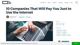 10 Companies That Will Pay You Just to Use the Internet - The Simple ...