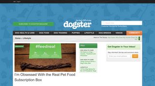 I'm Obsessed With the Real Pet Food Subscription Box - Dogster