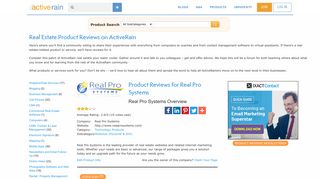 Real Pro Systems reviews on ActiveRain